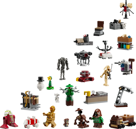 LEGO Star Wars Advent Calendar 2025 75418 Building Kit 263 Pieces