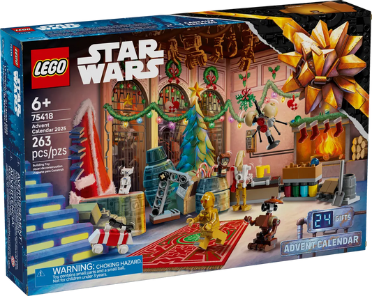 LEGO Star Wars Advent Calendar 2025 75418 Building Kit 263 Pieces